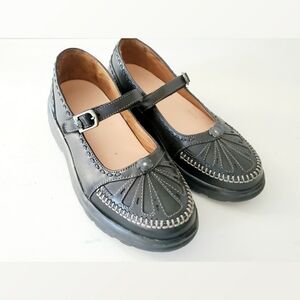 Dr. Comfort Black Leather "Paradise" Mary Janes